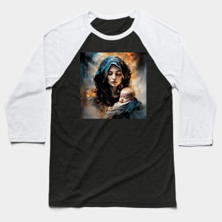 Madonna with Child Baseball T-Shirt